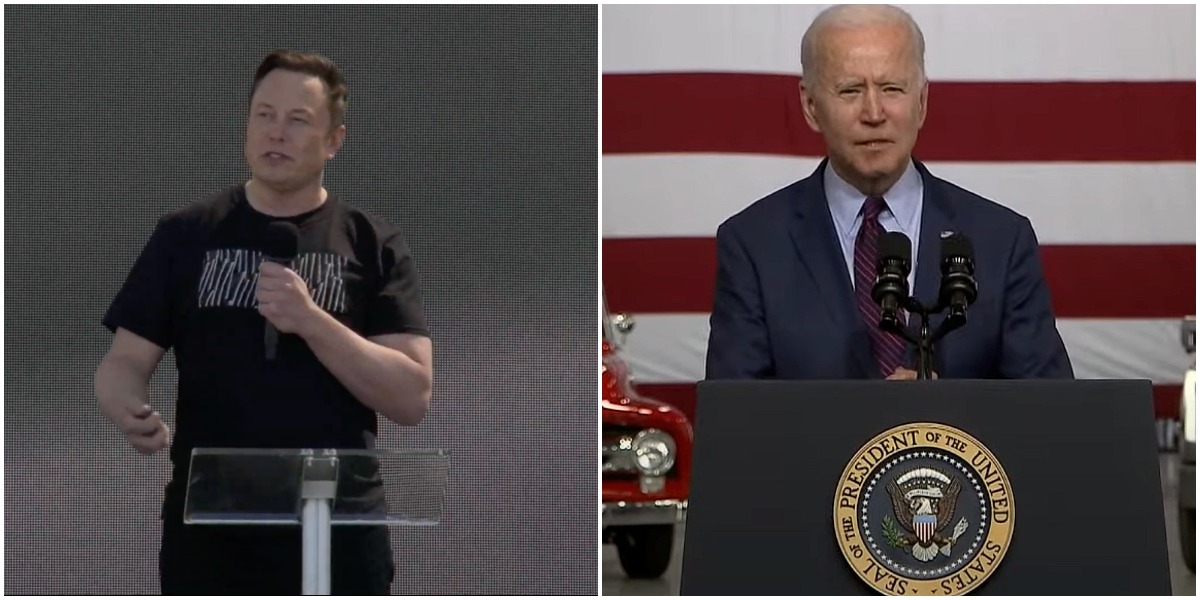 Joe Biden Elon Musk EV incentives