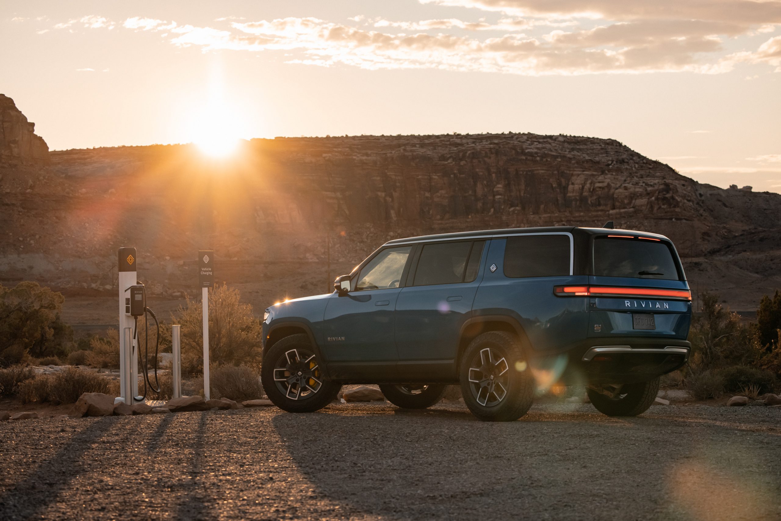 rivian under canvas partnership charging