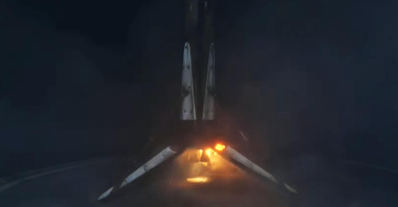 Starlink 4-6 F9 B1060 39A 011822 webcast (SpaceX) landing 7 crop