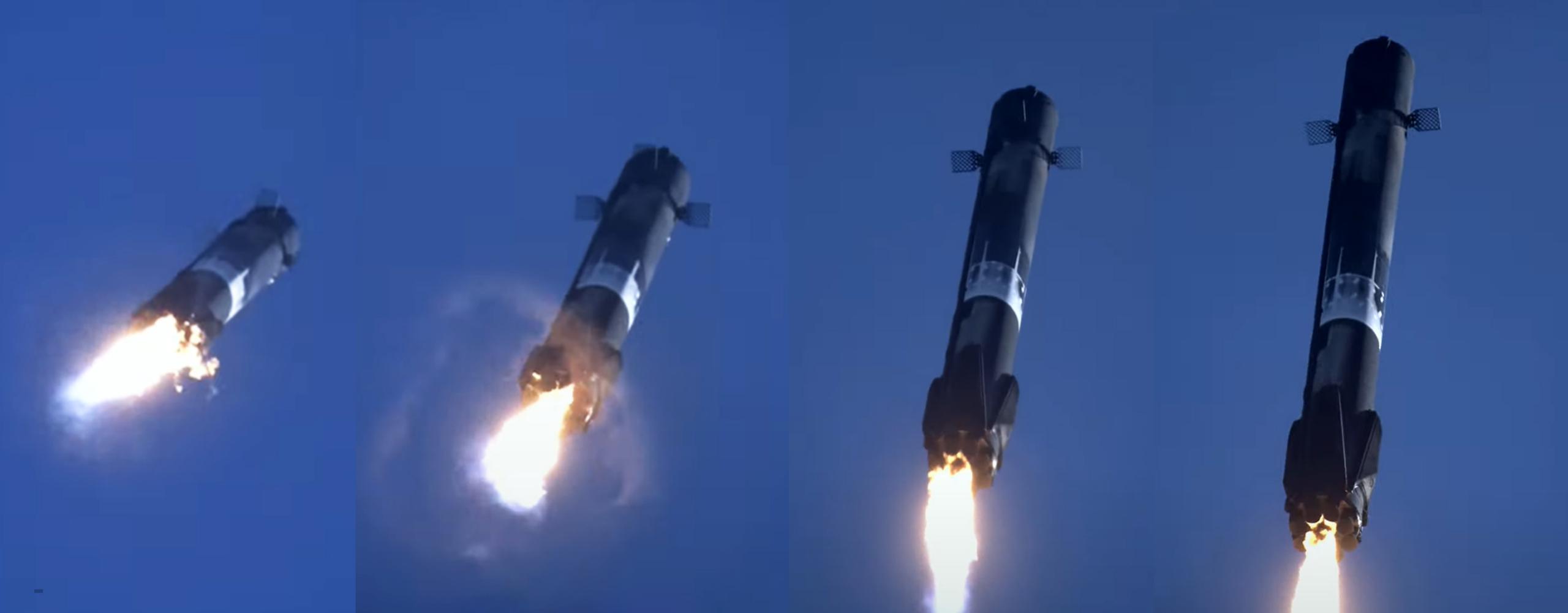 Transporter-3 F9 B1058 LC-40 webcast 011322 (SpaceX) landing feature 1 (c)