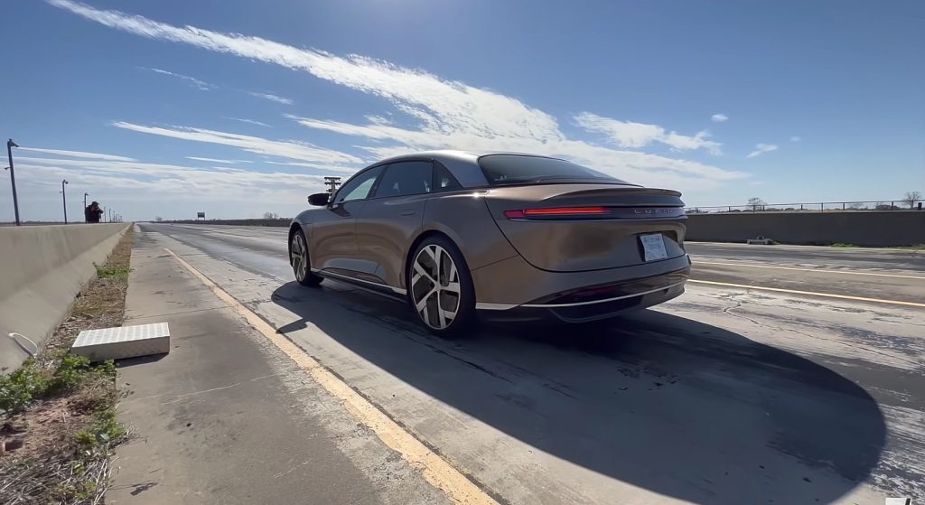 Lucid Air Dream Edition 060 mph, 1/4mile performance gets realworld test