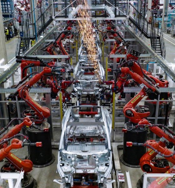 tesla model y manufacturing