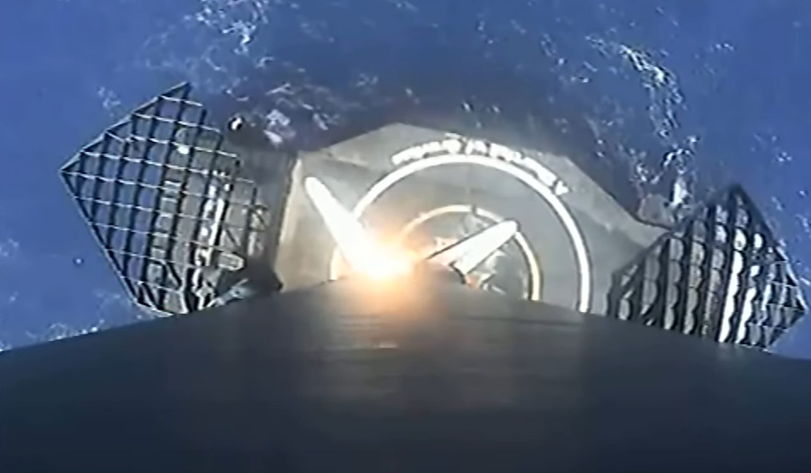 Starlink 4-9 F9 B1058 LC-40 022122 webcast (SpaceX) landing 2 crop