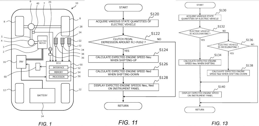 Toyota manual transmission for EVs patent