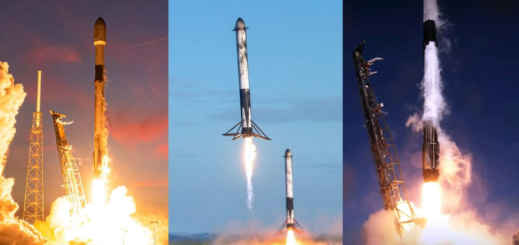 Η SpaceX έχει ήδη ανυψώσει κατακόρυφα τον πύραυλο Falcon 9 για την επερχόμενη εκτόξευση Starlink