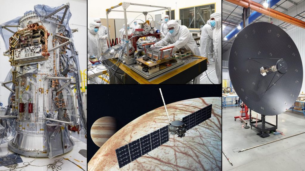 El primer planeta de SpaceX se lanza un paso más cerca cuando la NASA comienza a ensamblar ‘Europa Clipper’