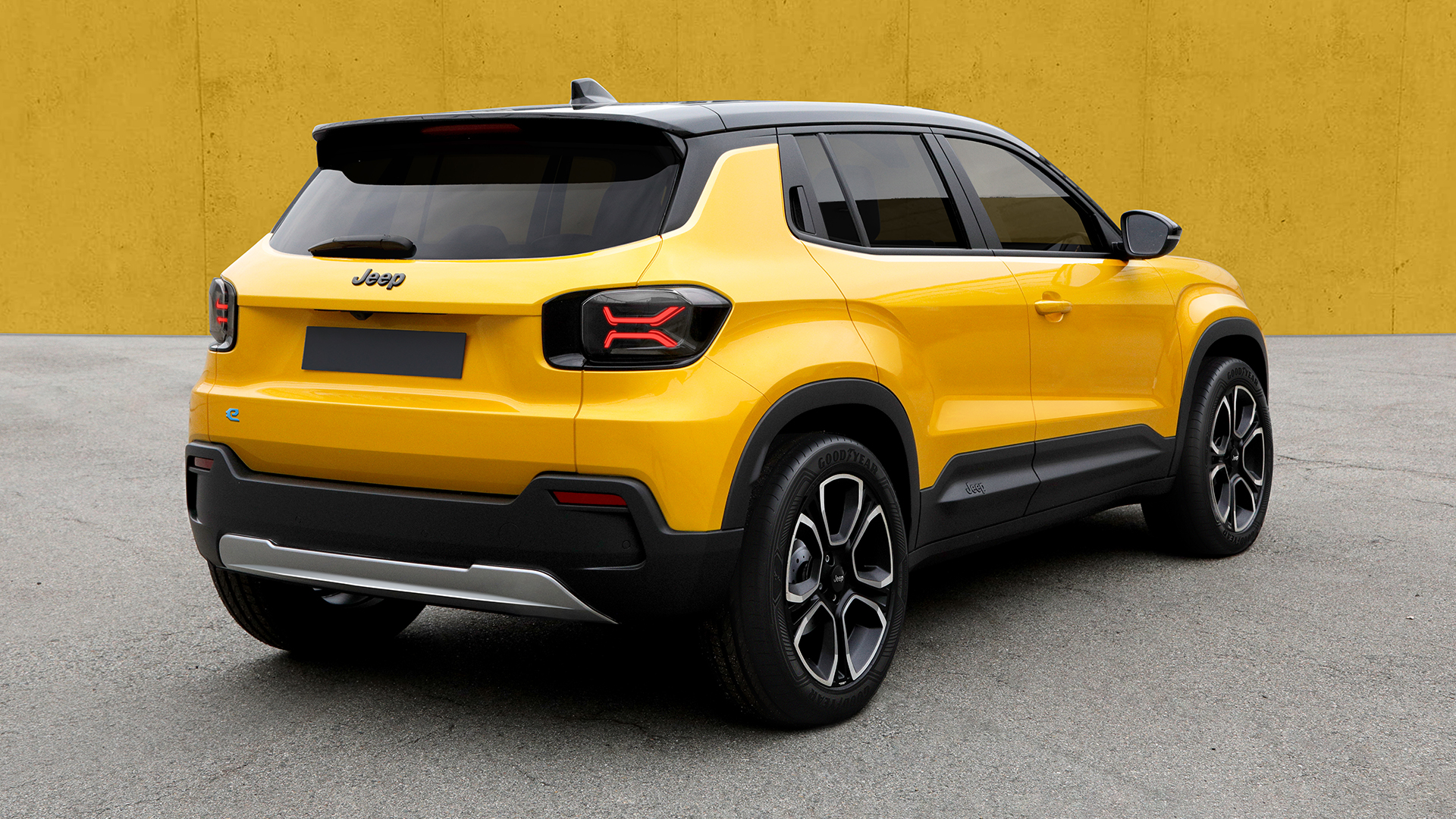 Jeep® brand reveals image of first-ever fully electric Jeep SUV