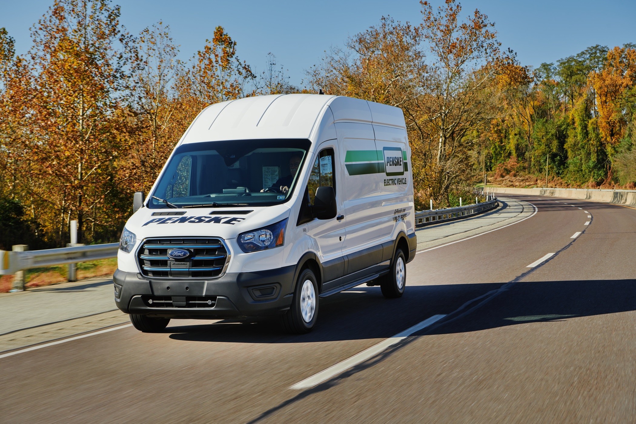 Ford E-Transit cargo vans
