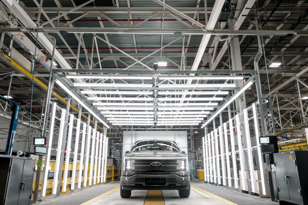 Ford launches F150 Lightning production at Rouge Electric Vehicle Center