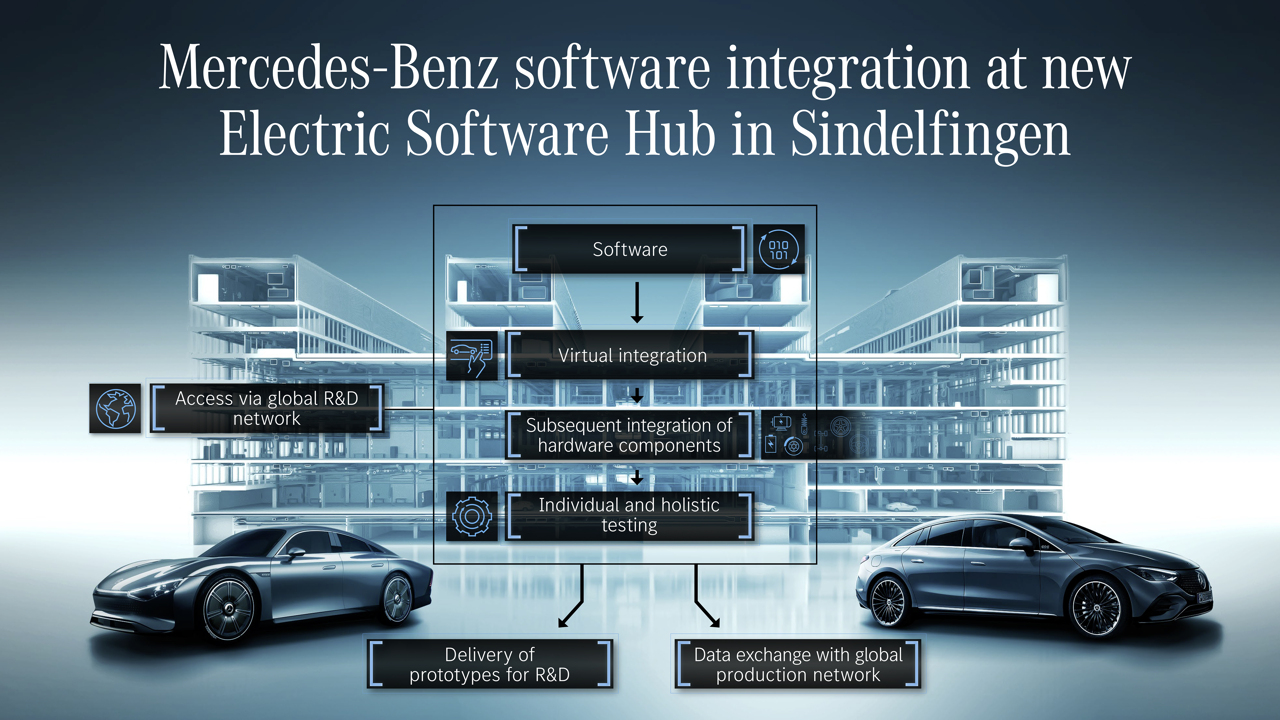 Mercedes-Benz opens the Electric Software Hub, a software integr
