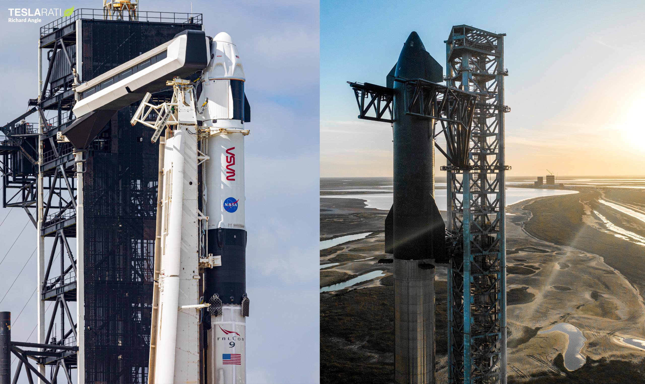 F9 Dragon Crew-2 + Starship S20 B4 full stack (Richard Angle – SpaceX) 1 (c)