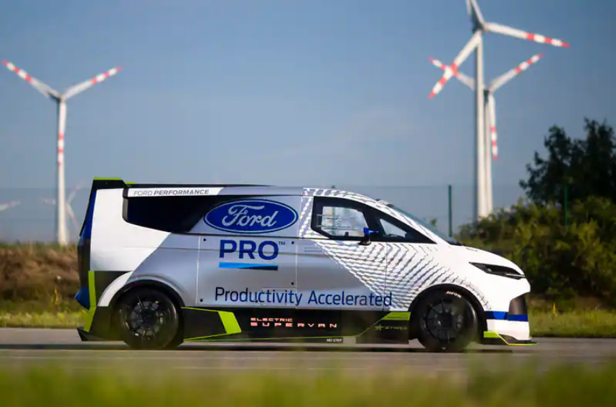Ford Pro Electric SuperVan Packs a High-Voltage Punch