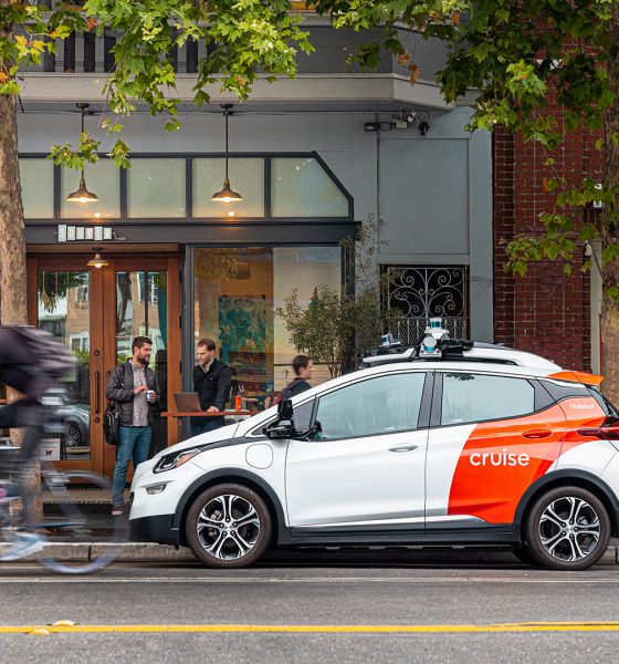 Cruise car in Hayes Valley, San Francisco