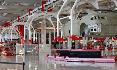 tesla fremont factory production