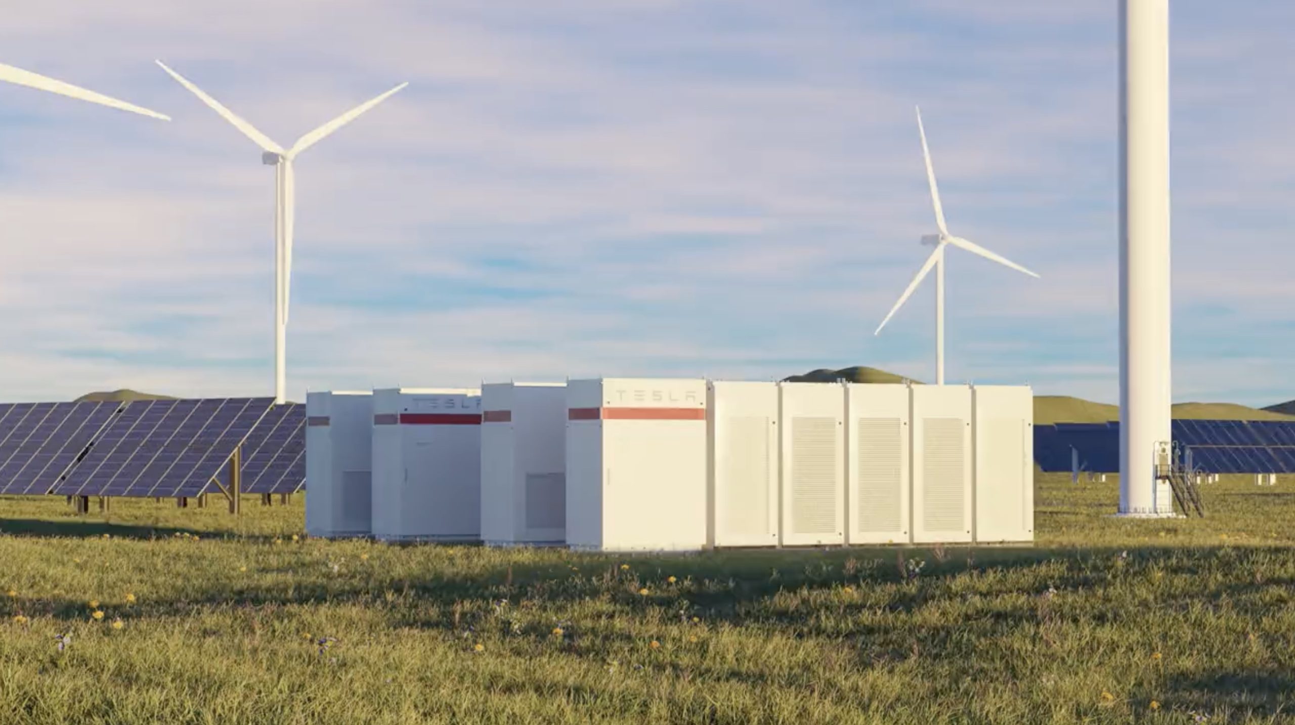Tesla Powerpacks in Hornsdale Power Reserve