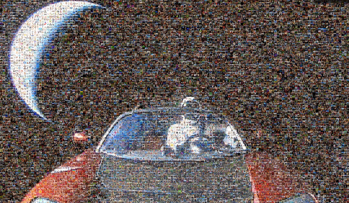 Tesla owners’ photo mosaic will be sent to space in SpaceX flight this August Auto Recent