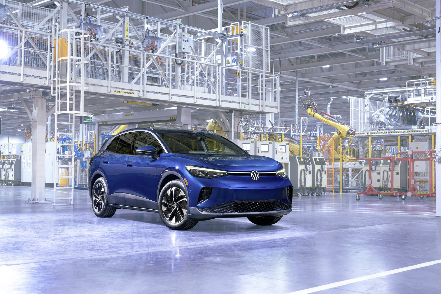 Volkswagen starts U.S. assembly of all-electric ID.4 flagship in
