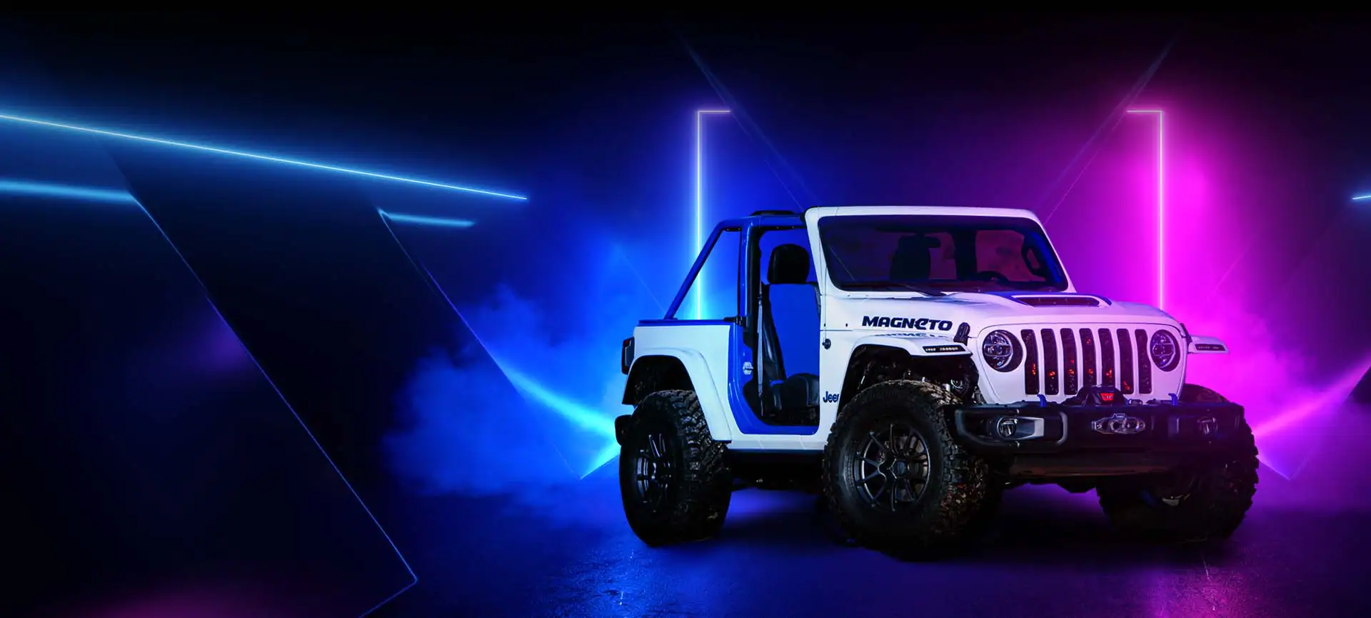 Jeep shows off the Magneto, its Wrangler EV prototype