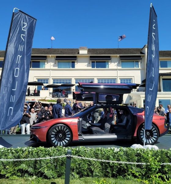 delorean alpha 5 unveil