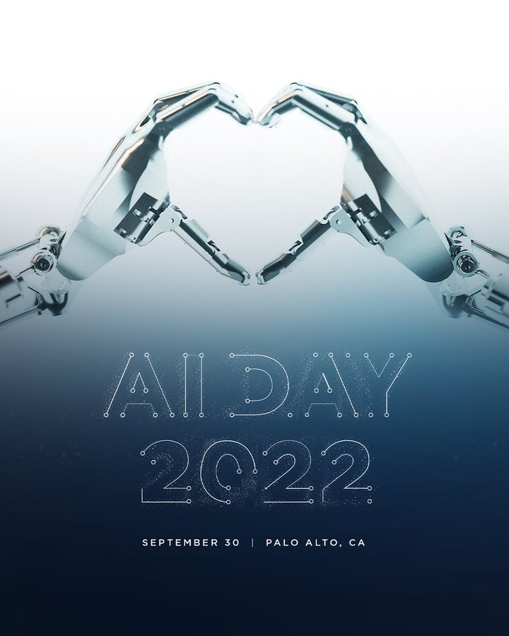 Tesla announces AI Day will be held in Palo Alto