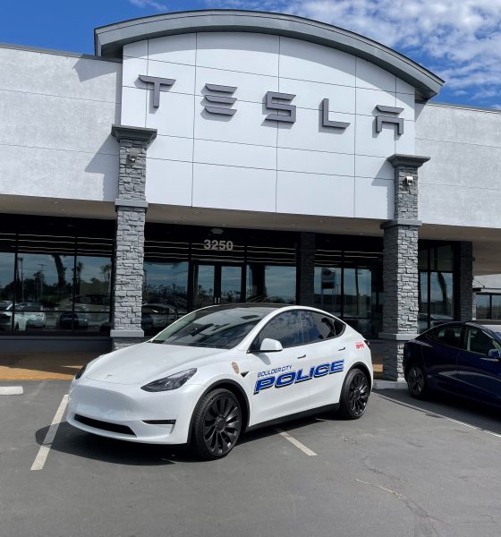 Boulder City PD EV takes delivery of 2 Tesla Model Ys & will launch EV pilot program
