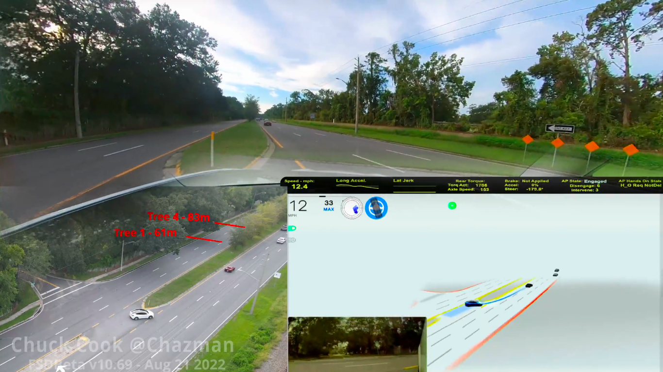 Tesla began rolling out FSD Beta 10.69; solved Chuck's Unprotected Left Turn