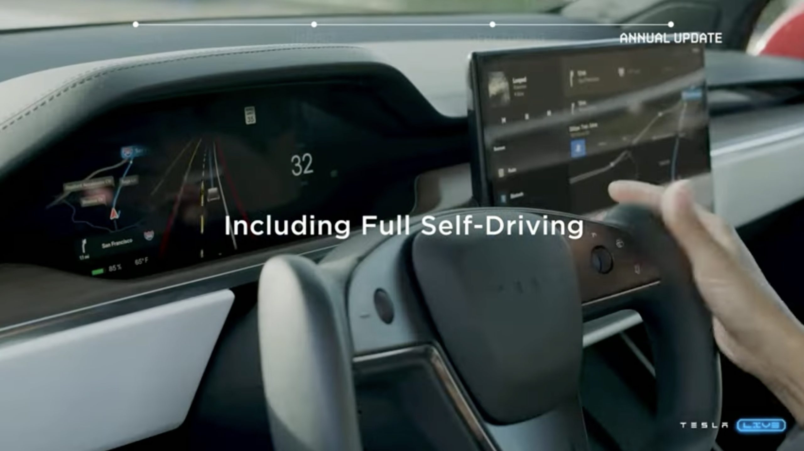Elon Musk teases Tesla FSD 10.3 release