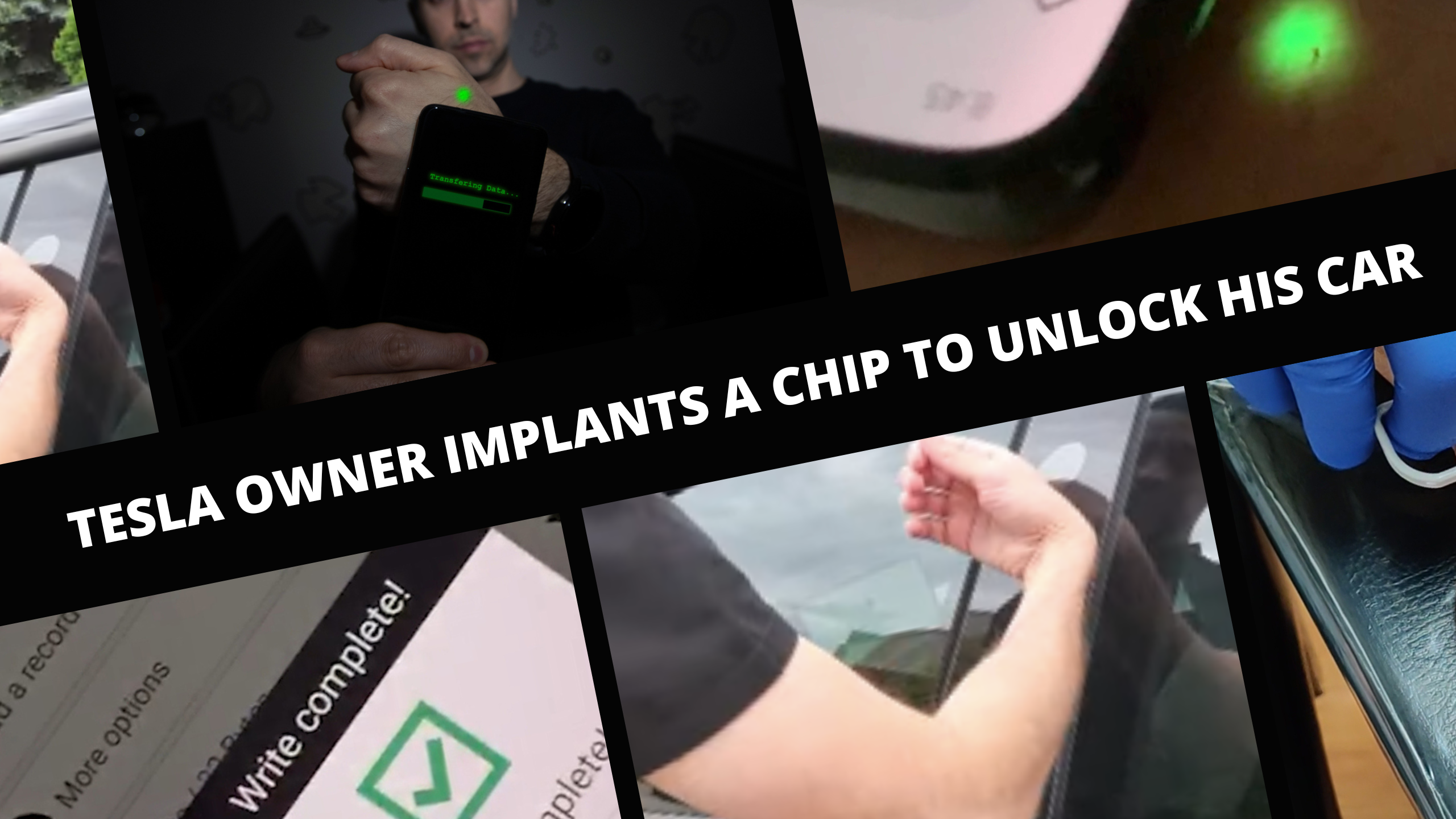 Tesla owner implants a chip to unlock his car and more