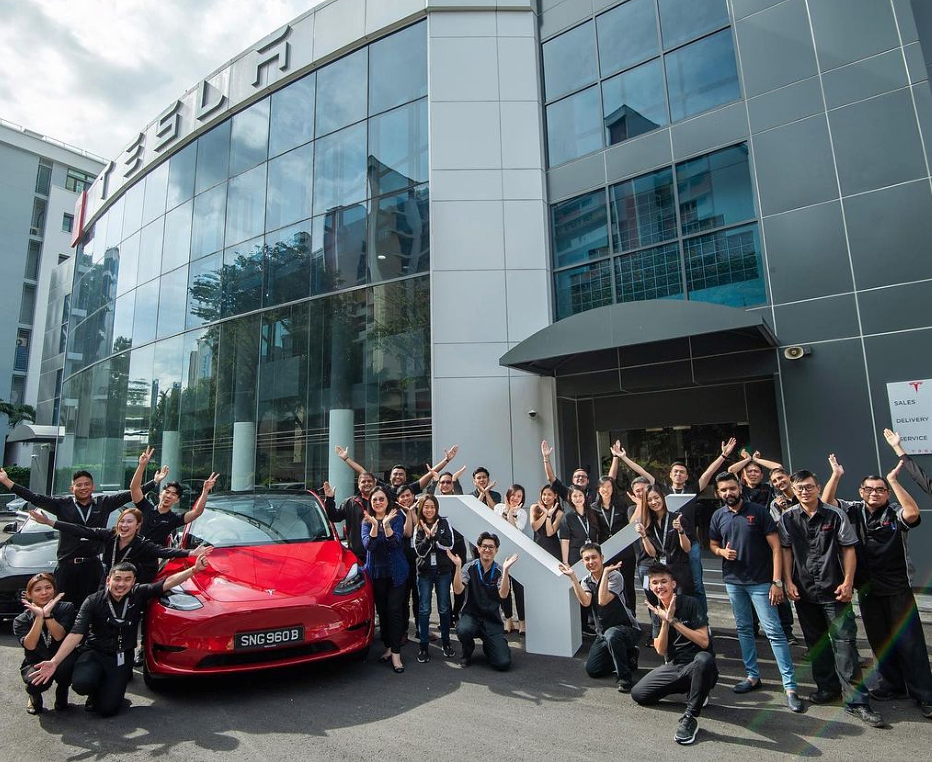 tesla model y deliveries singapore