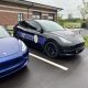 Bargersville Police Dept shares photo of Tesla police vehicle charging