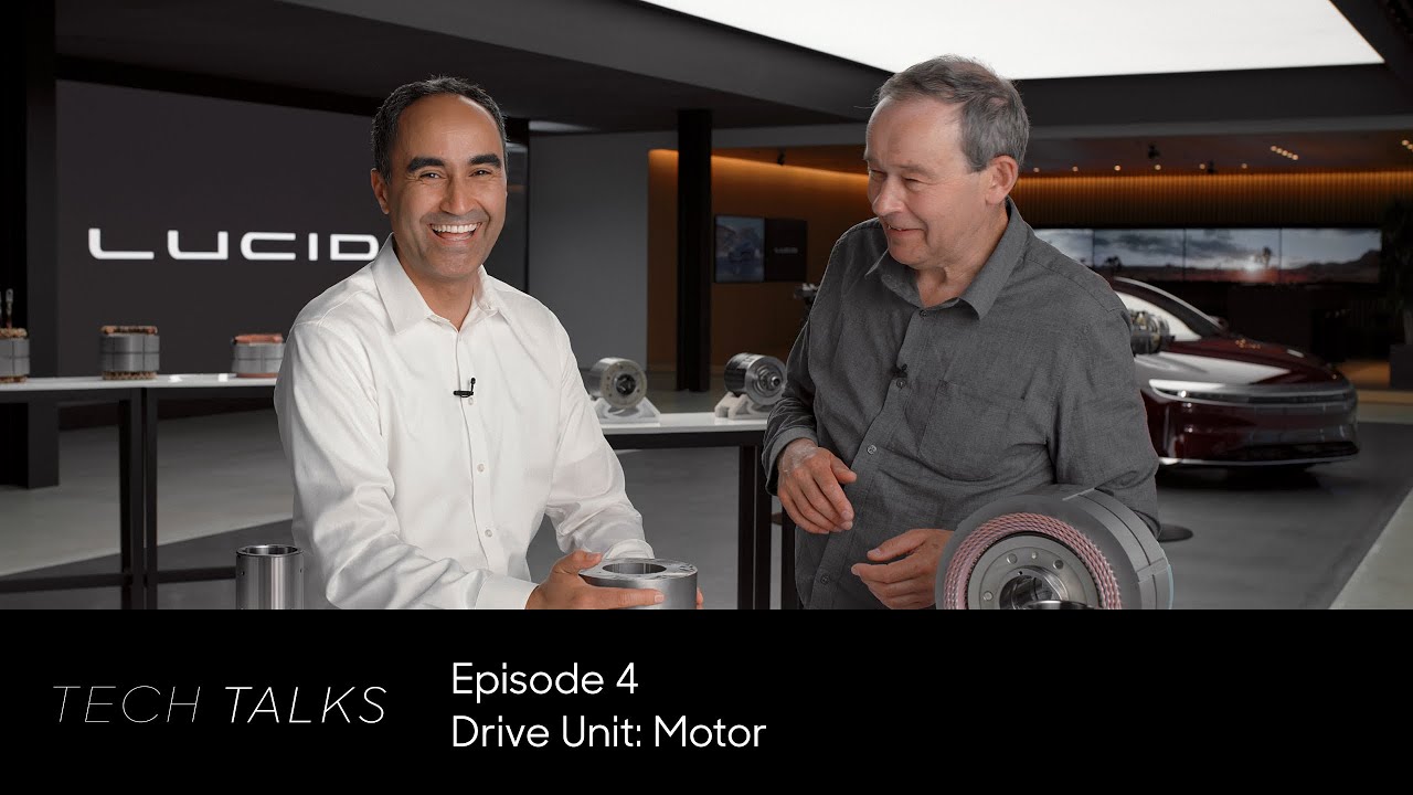 Lucid CEO shares deep dive into motor in new Tech Talks video