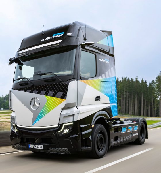 Mercedes electric semi-truck