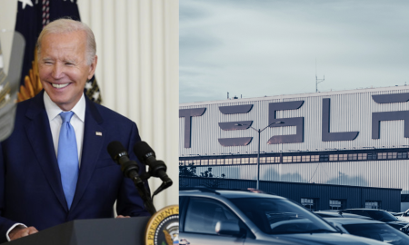 President Biden takes credit for EV sales tripling