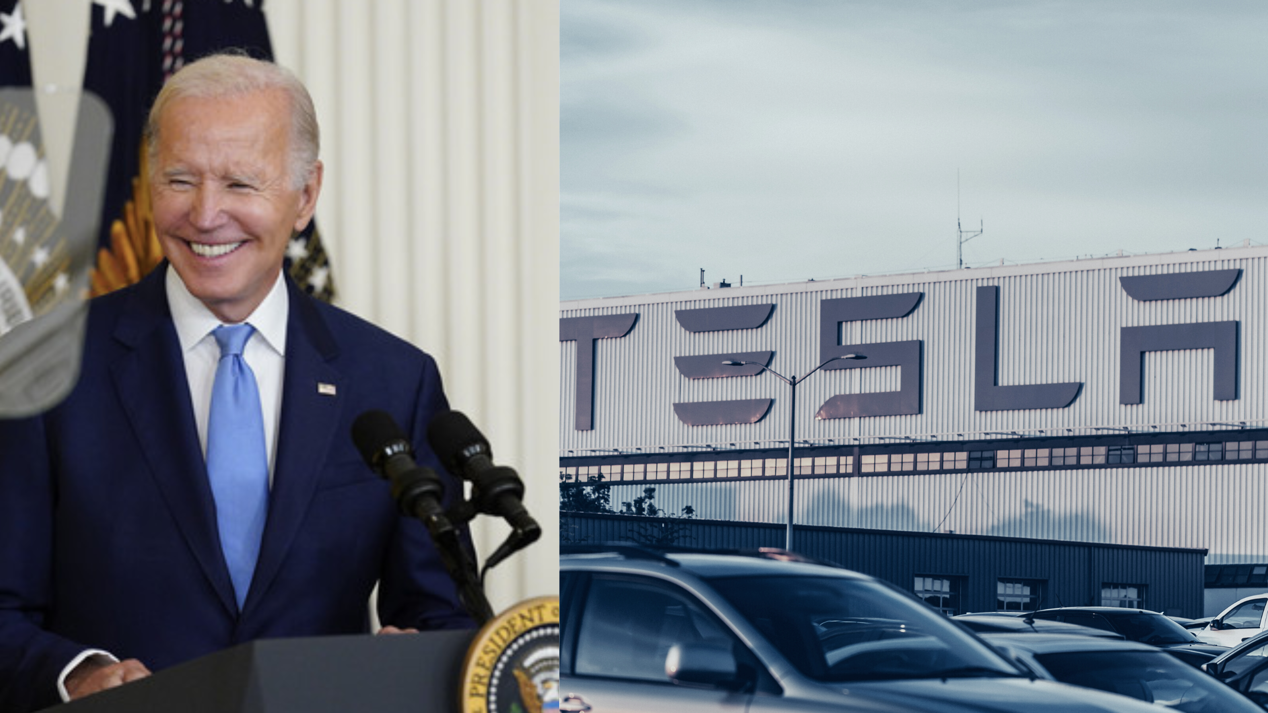 President Biden takes credit for EV sales tripling