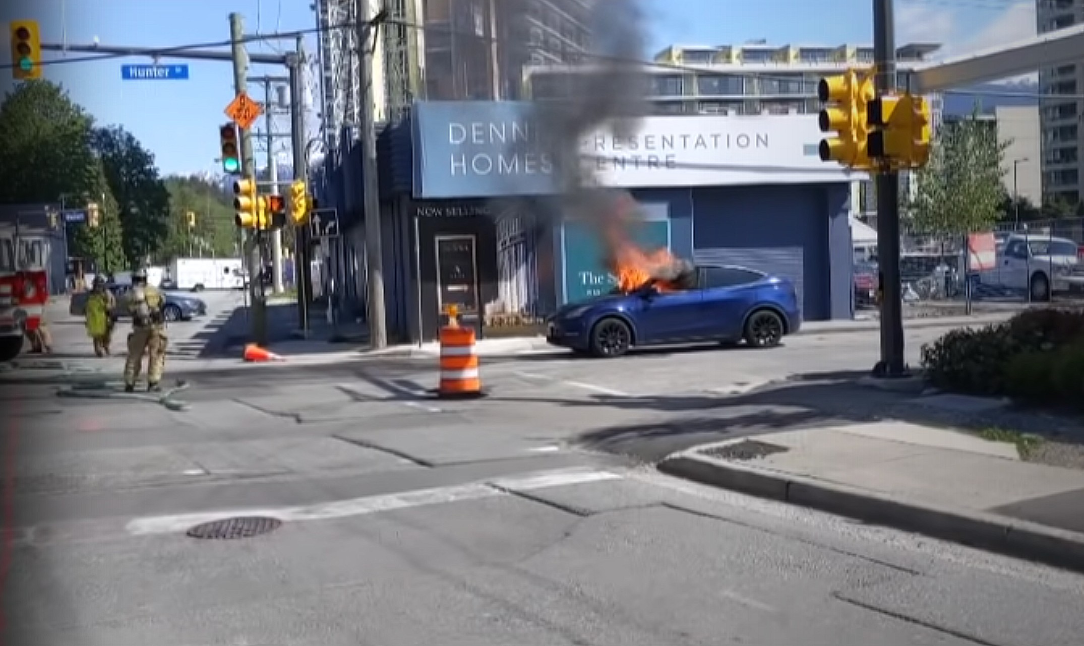 Ce n’est pas une batterie Tesla qui a causé l’incendie du Model Y à Vancouver