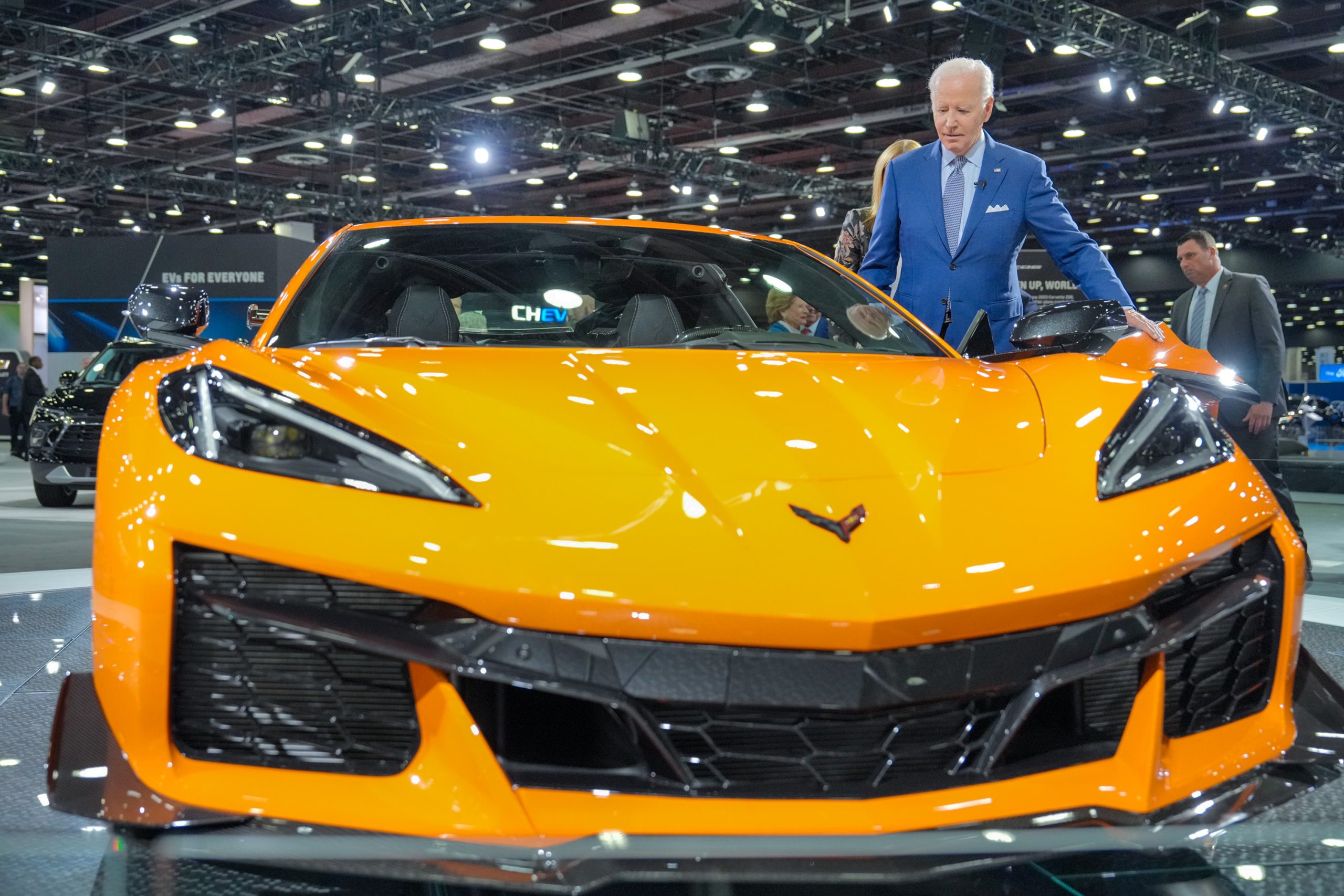 General Motors president discusses new fully electric Corvette and