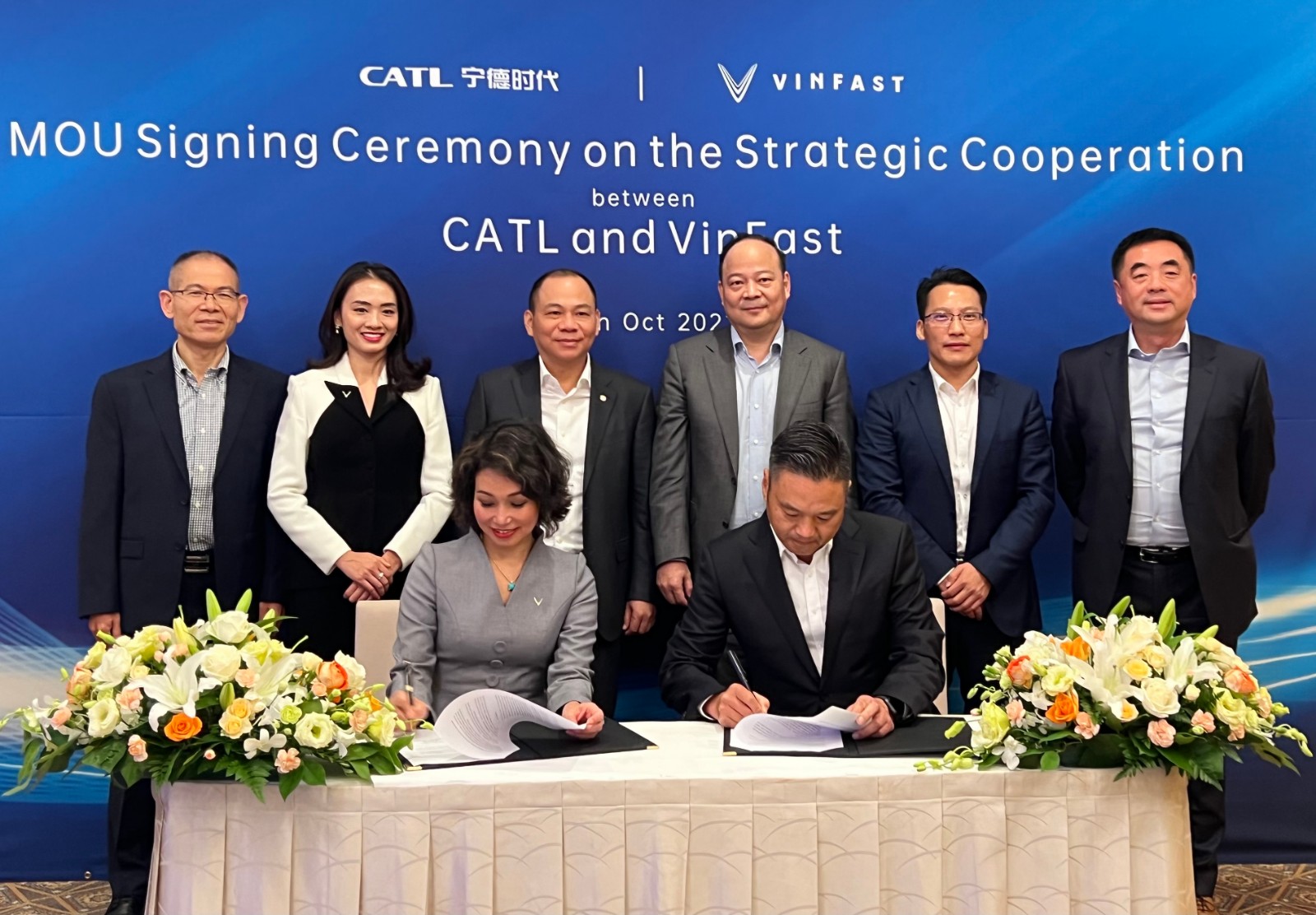 CATL VinFast Partnership Signing