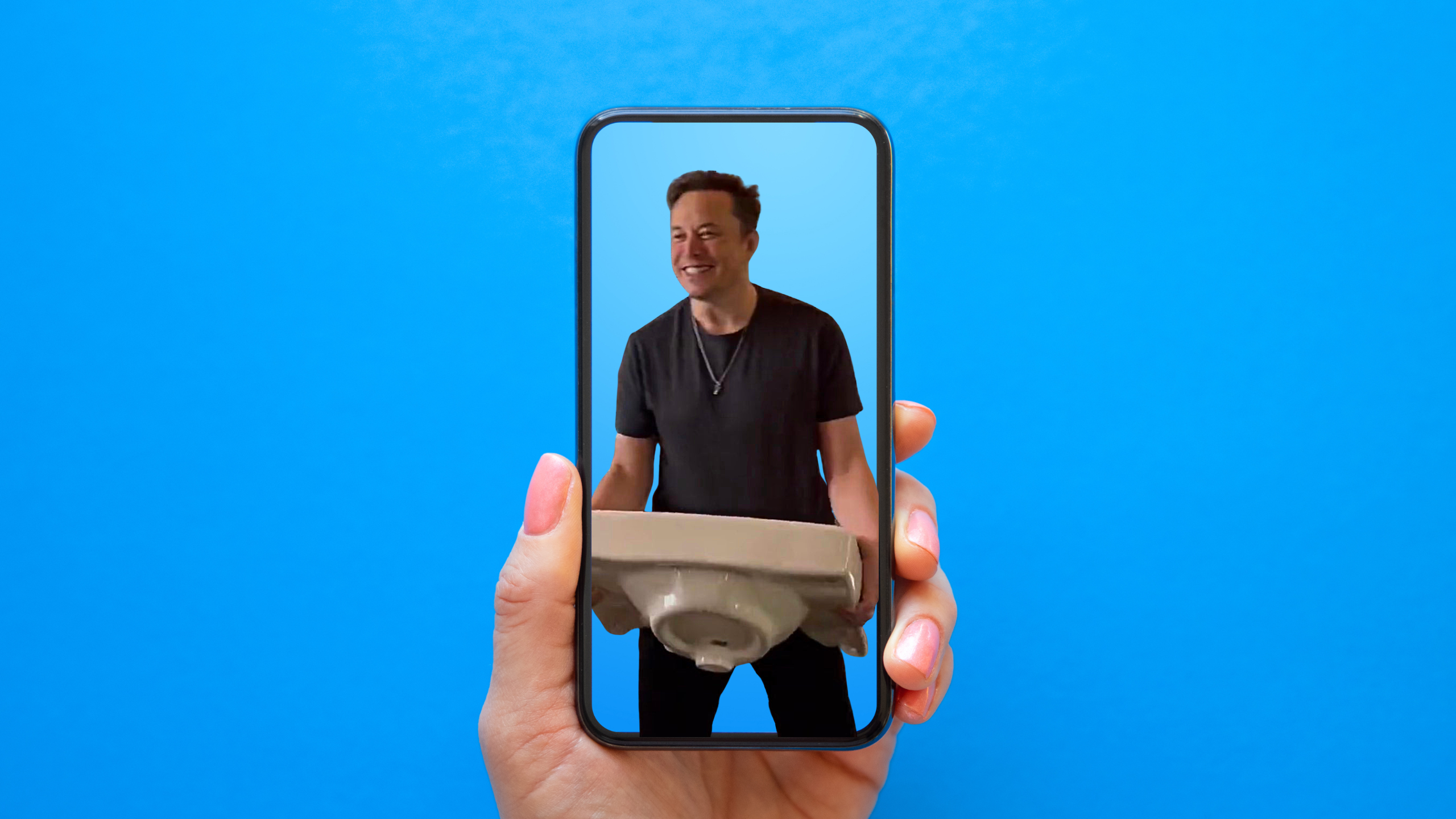 Elon Musk brings a sink to Twitter headquarters. They let him in.