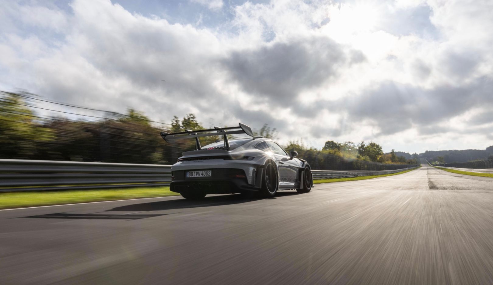 Porsche on track