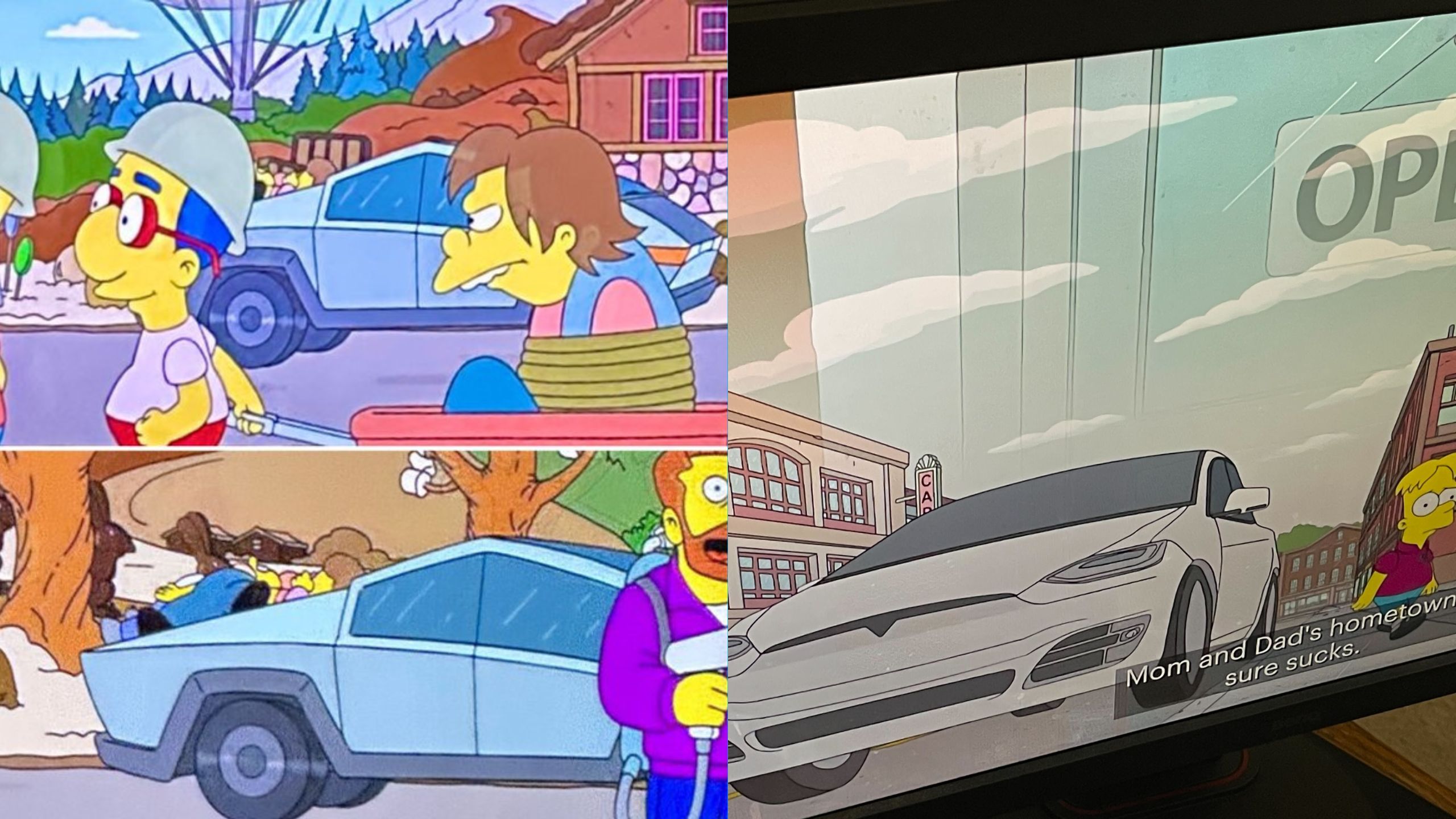 Tesla Cybertruck & Model X make cameo appearances in Halloween episodes of The Simpsons 2
