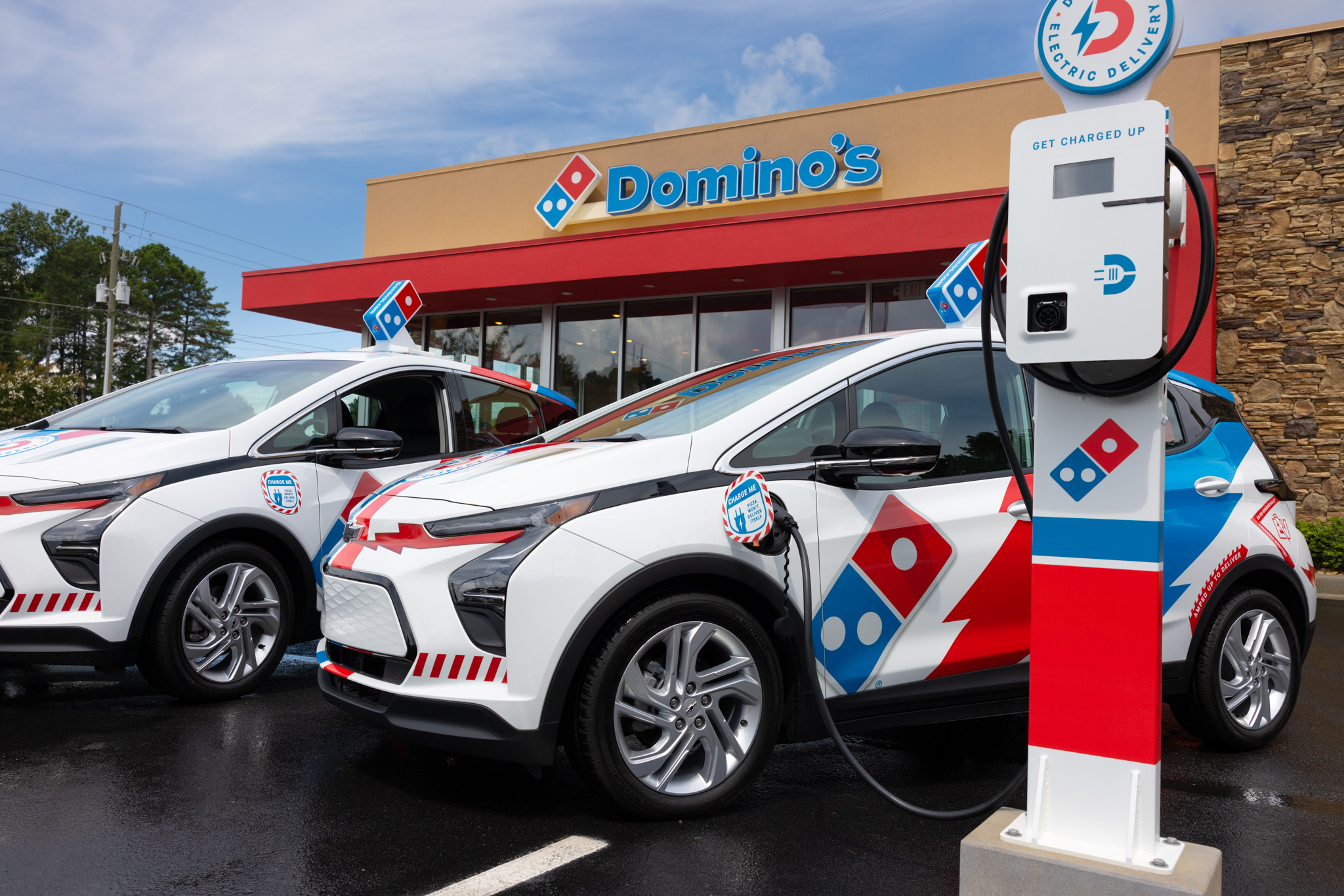 dominos electric pizz delivery