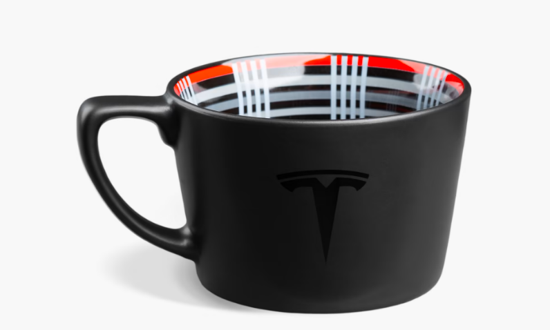 Tesla Emblem Coffee Mug Tesla Logo Cup Tesla Enthusiast Cup Electric Car  Gift