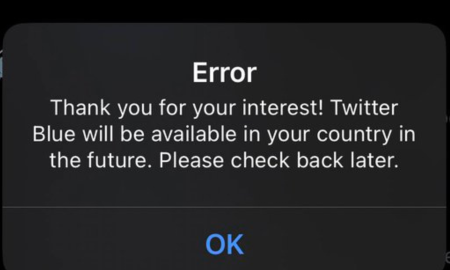 Twitter users report Blue verifications paused