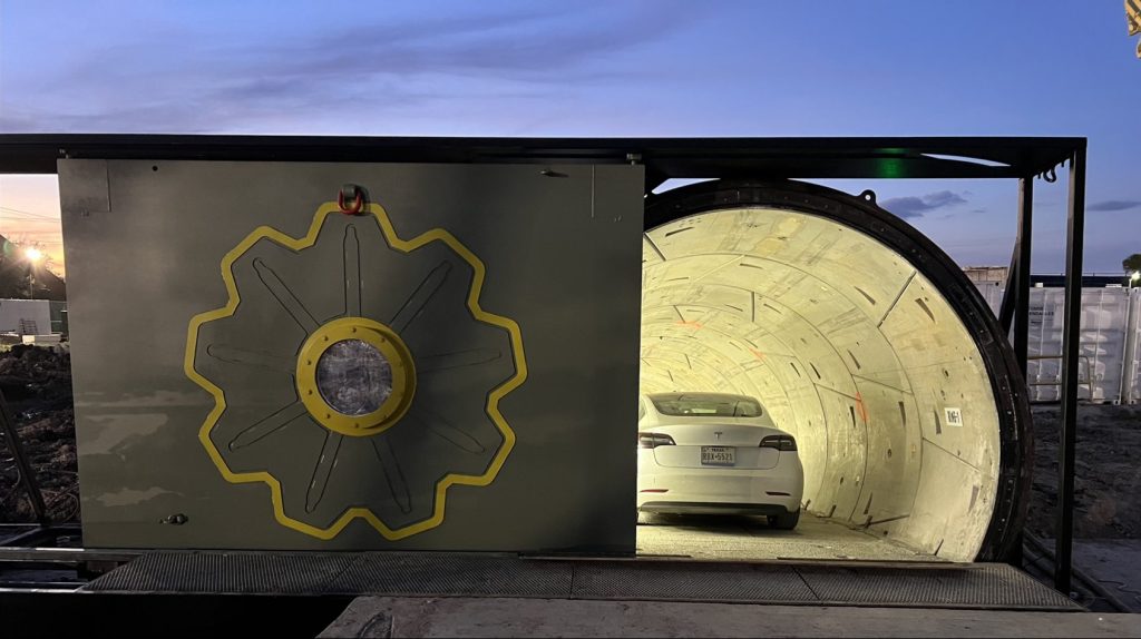 The Boring Company shares images of full-scale Hyperloop test