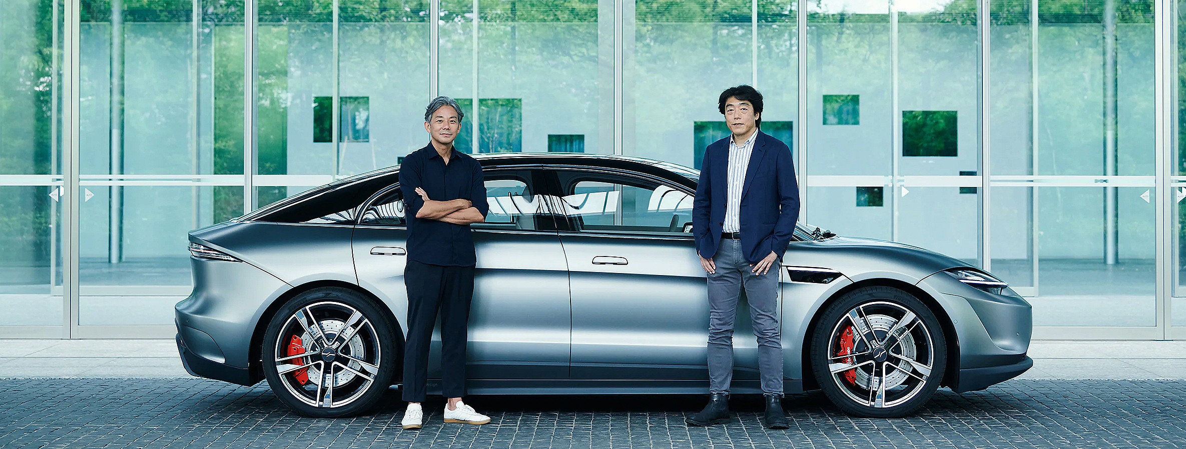 sony honda mobility car with executives