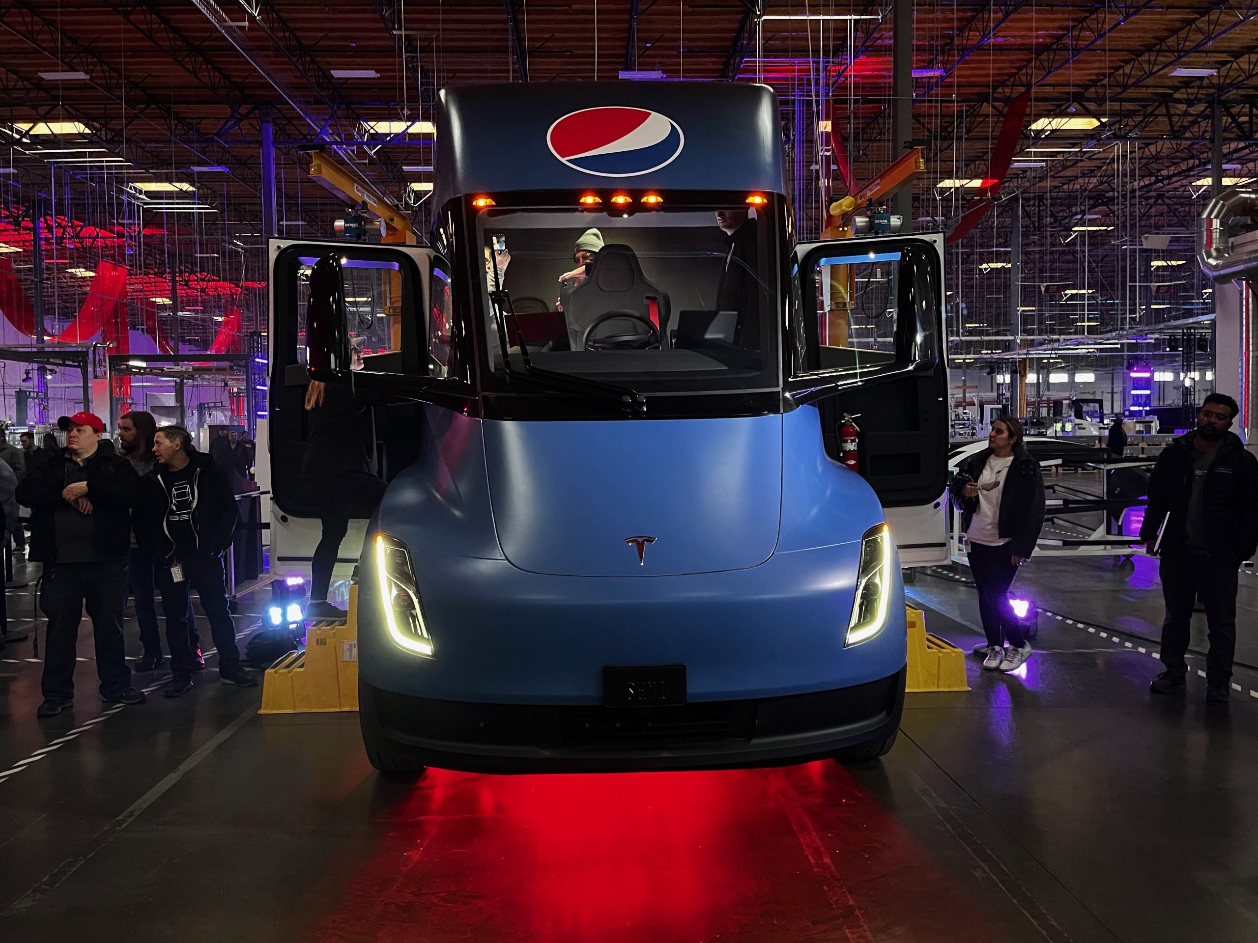 Inside the Tesla Semi Delivery event.