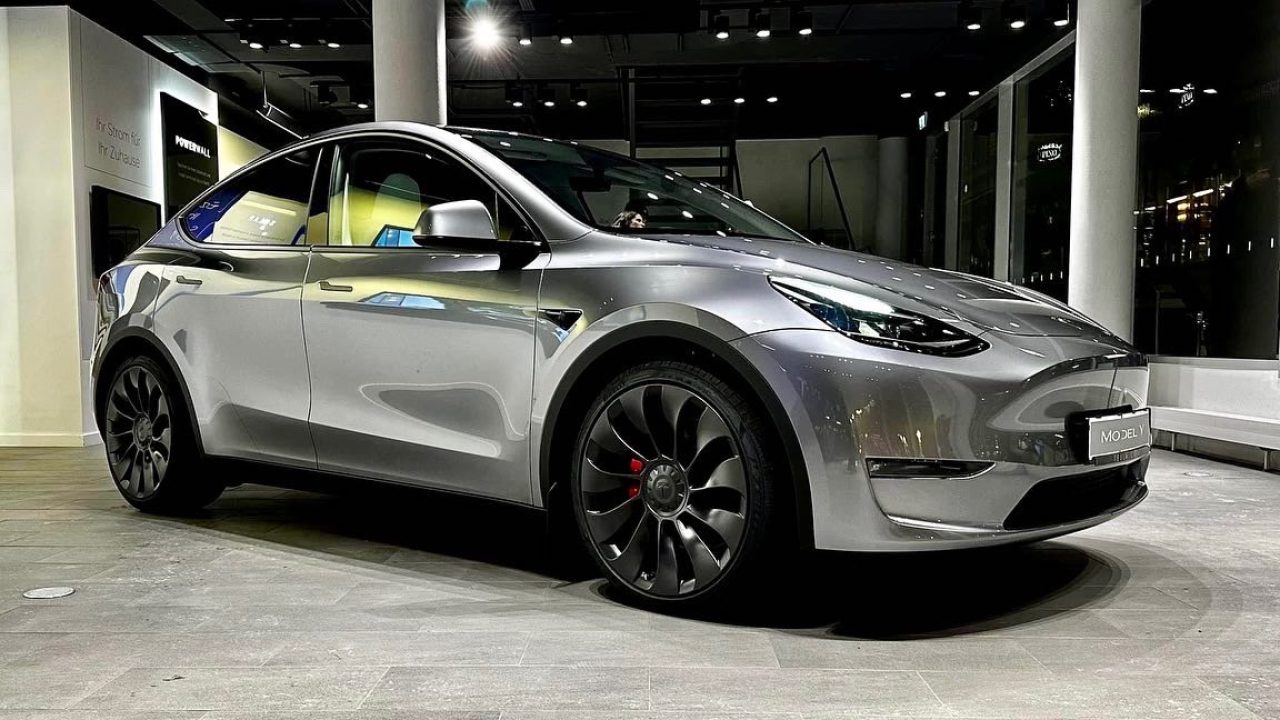 2023 Tesla Model Y Performance in Quick Silver gets the ultimate