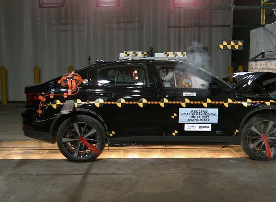 polestar 2 five star crash