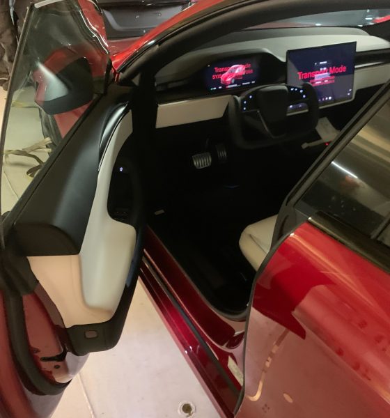 tesla on ship