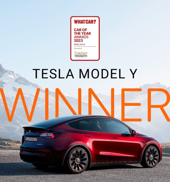 Tesla Model Y won a Safety Award by What Car?